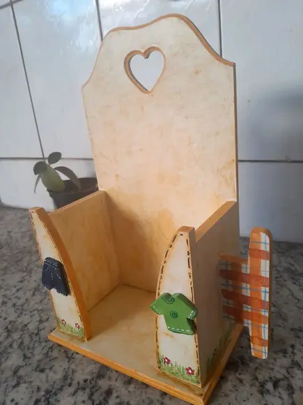 Porta Ferro em mdf Decorado