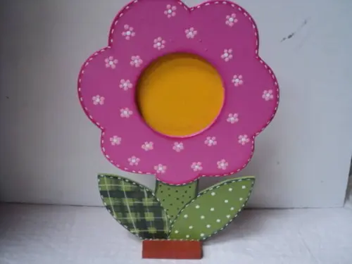 Porta Retrato em mdf "flor" Disponível