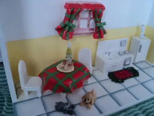 Quadro Cenario para Cozinha Miniatura