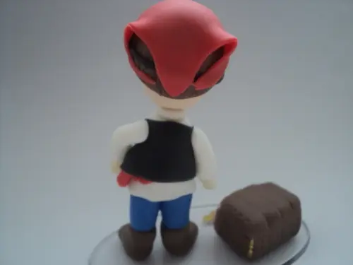Topo de Bolo de Aniversário Pirata em Biscuit