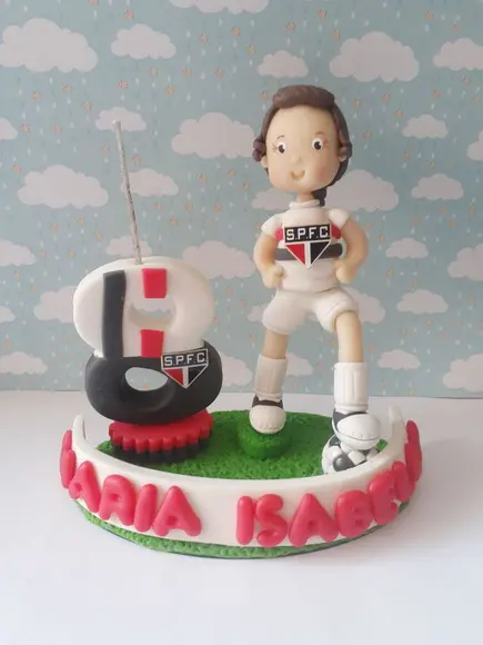 Topo de Bolo Personalizado em Biscuit