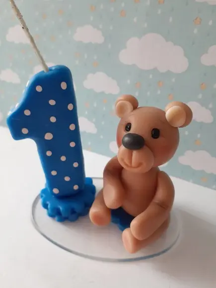 Vela de Ursinho Aniversário