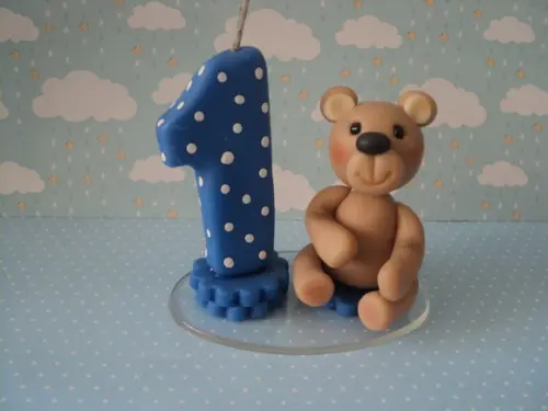 Vela de Ursinho Aniversário