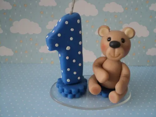 Vela de Ursinho Aniversário