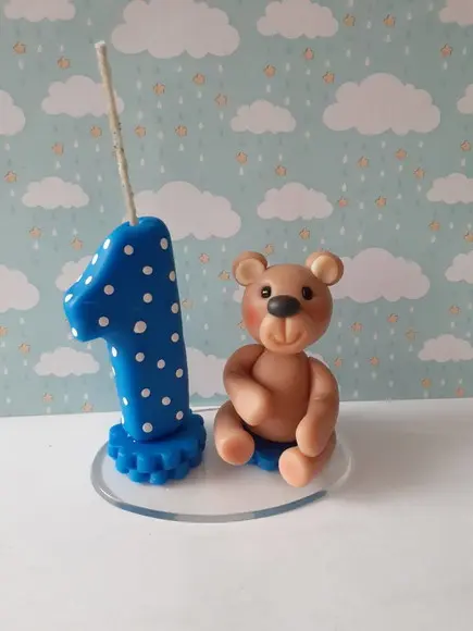 Vela de Ursinho Aniversário