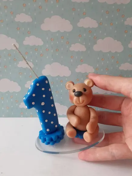 Vela de Ursinho Aniversário