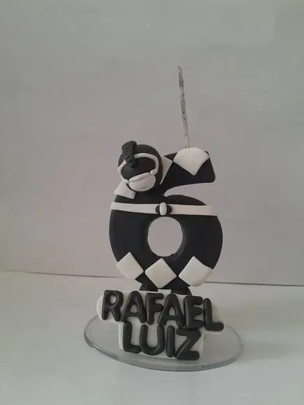 Vela Personalizada Power Rangers