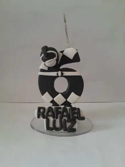 Vela Personalizada Power Rangers