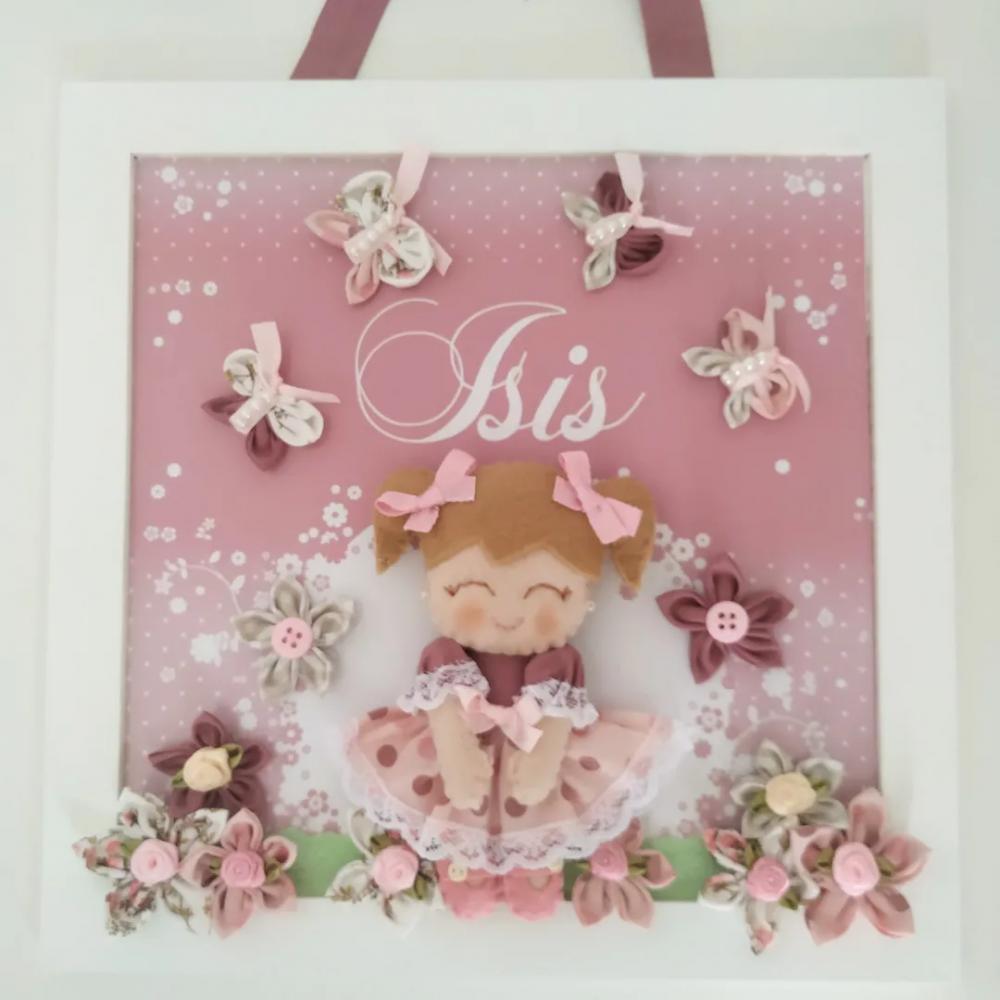 Enfeite de Porta Maternidade Bonequinha