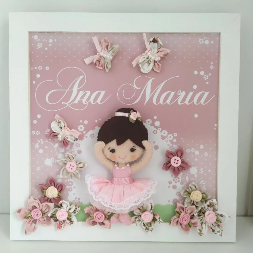 Enfeite de Porta Maternidade Bailarina