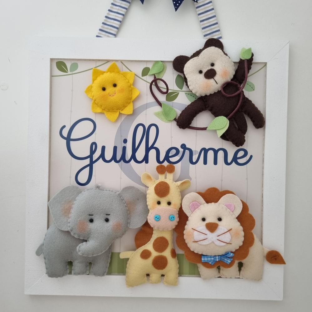 Quadros Safari + Porta Maternidade