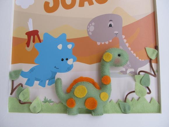 Enfeite de Porta Maternidade Dinossauros