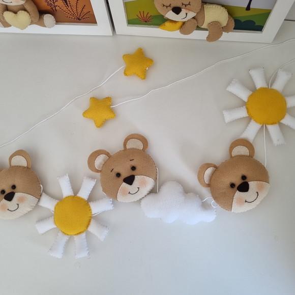Enfeite de Porta Maternidade Urso, Quadros Decoração e Varal