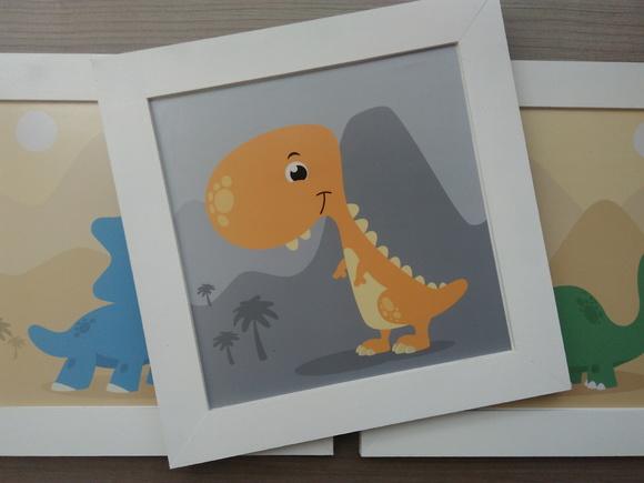 Kit Enfeite de Porta + Trio Dinossauros