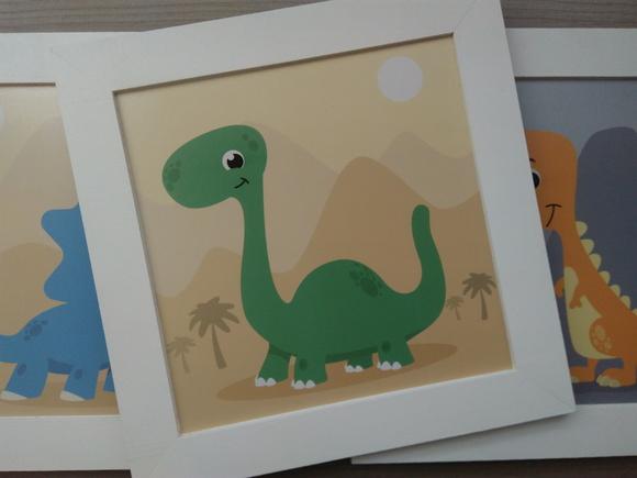 Kit Enfeite de Porta + Trio Dinossauros