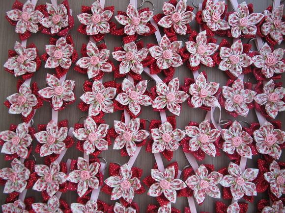 Lembrancinha Maternidade Chaveiro Flor