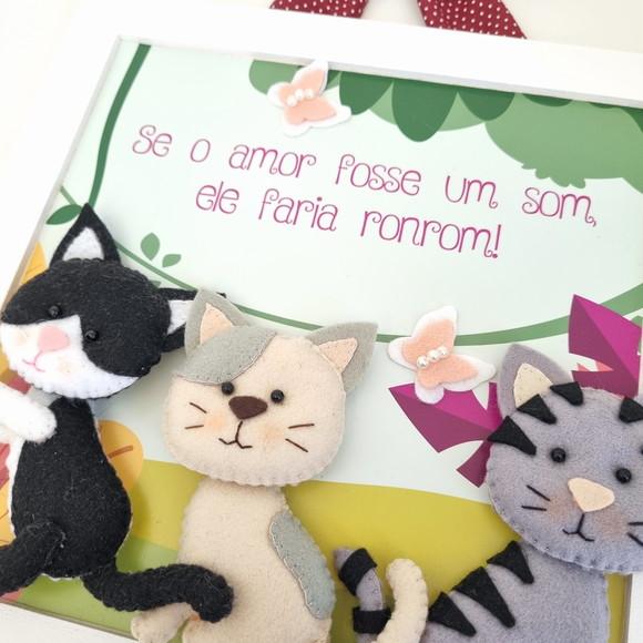 Quadro Apaixonados Por Gatos