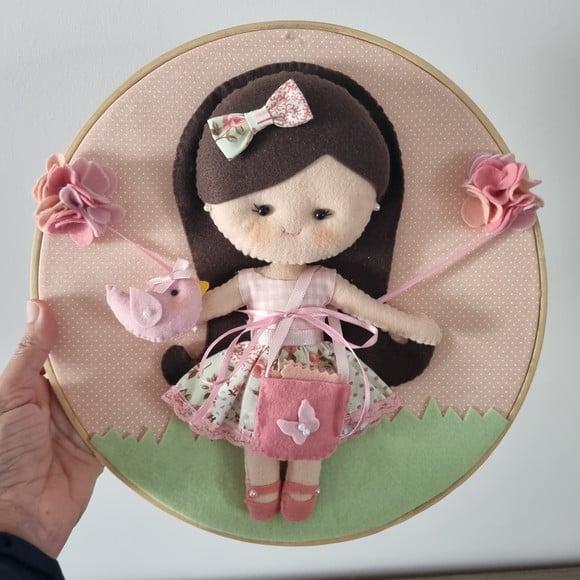 Quadro Bonequinha Interativa