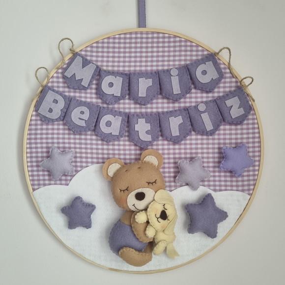 Quadro Bastidor para Decoração do Quarto do Bebê