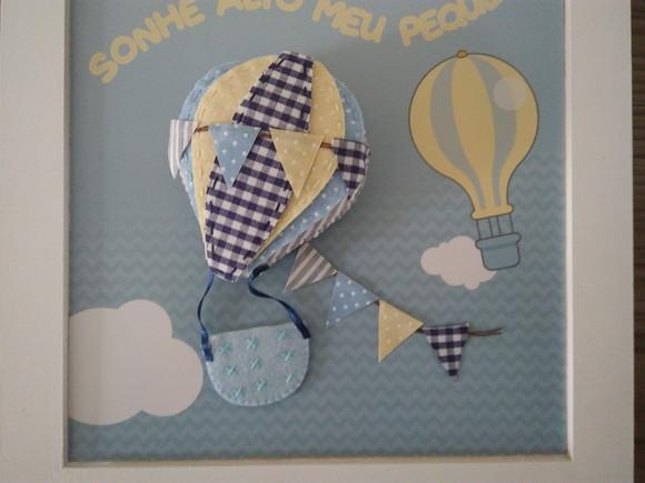 Quadro decoração balão