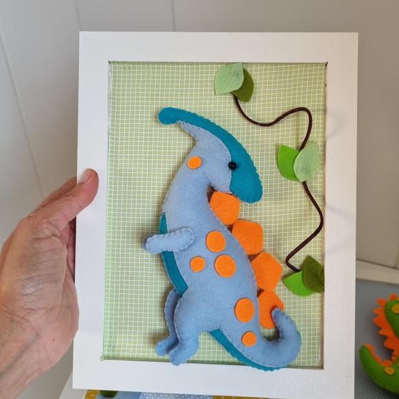Quadro Dinossauro para Decoração de Quarto Infantil Unidade