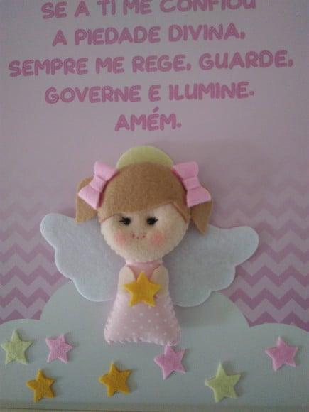 Quadro Oração Anjo da Guarda