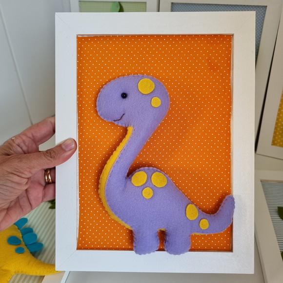 Quadro Dinossauro para Decoração de Quarto Infantil Unidade
