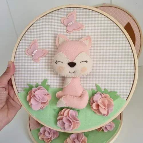 Quadros para Quarto do Bebê Floresta Encantada