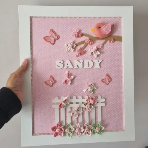 2 Quadros para Decoração do Quarto Menina