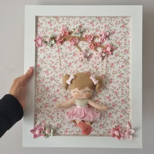 2 Quadros para Decoração do Quarto Menina