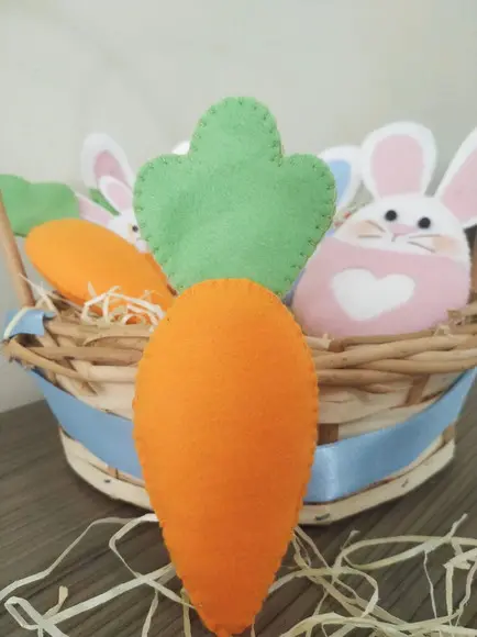 Cenourinha para Enfeite de Páscoa