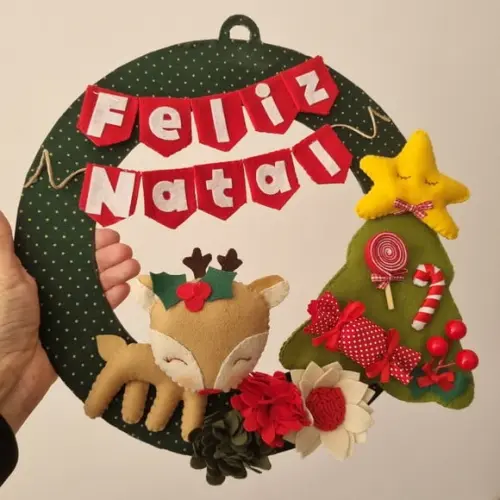 Guirlanda de Natal Rena