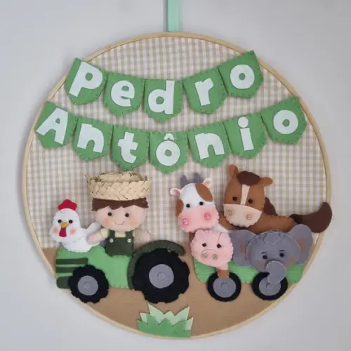 Guirlanda Porta de Maternidade Fazendinha