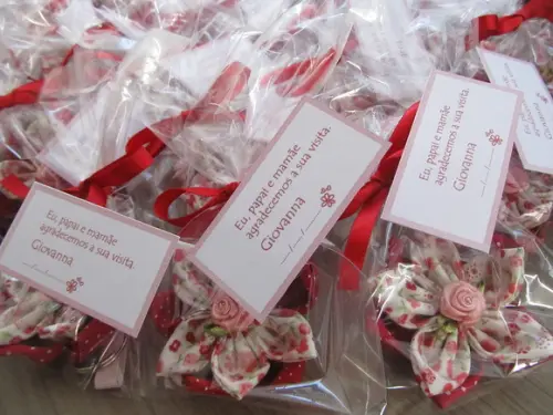 Lembrancinha Maternidade Chaveiro Flor