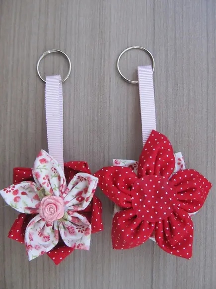 Lembrancinha Maternidade Chaveiro Flor