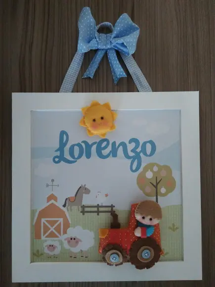 Porta Maternidade Fazendinha
