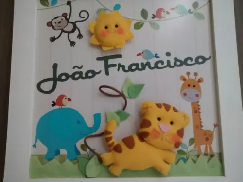 Porta Maternidade Safari Tigre