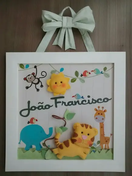Porta Maternidade Safari Tigre