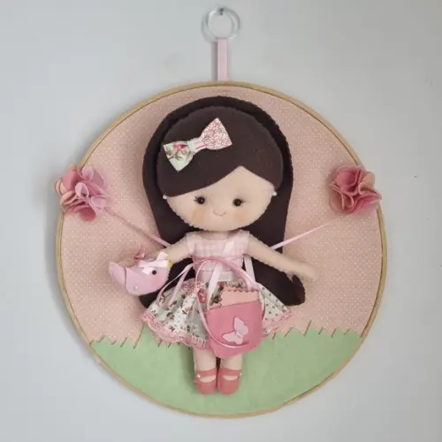 Quadro Bonequinha Interativa
