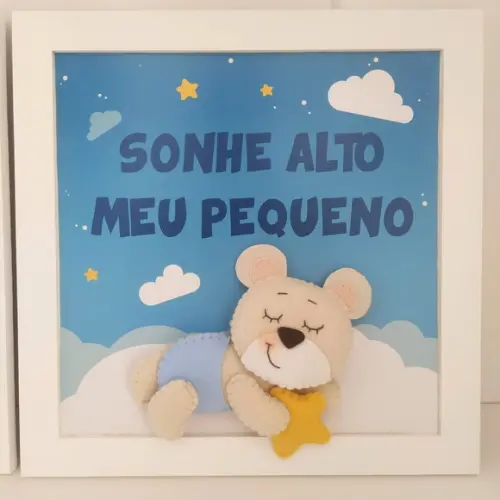 Quadros Decorativos Urso na Nuvem