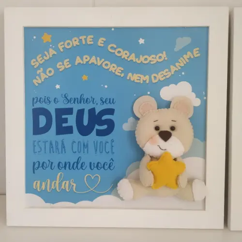 Quadros Decorativos Urso na Nuvem