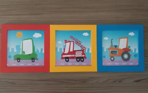 Trio de Quadros Transportes