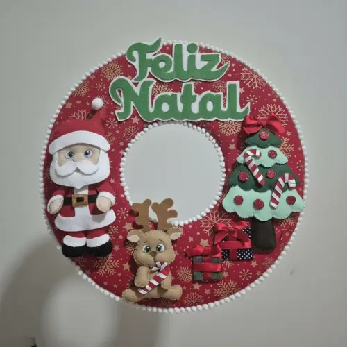 guirlanda de Natal vermelha