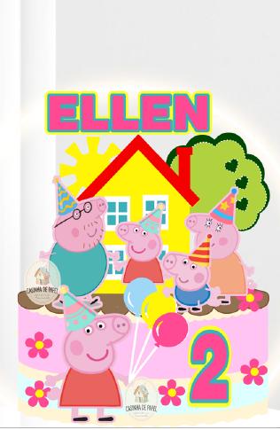 TOPO PEPPA PIG BALÃO