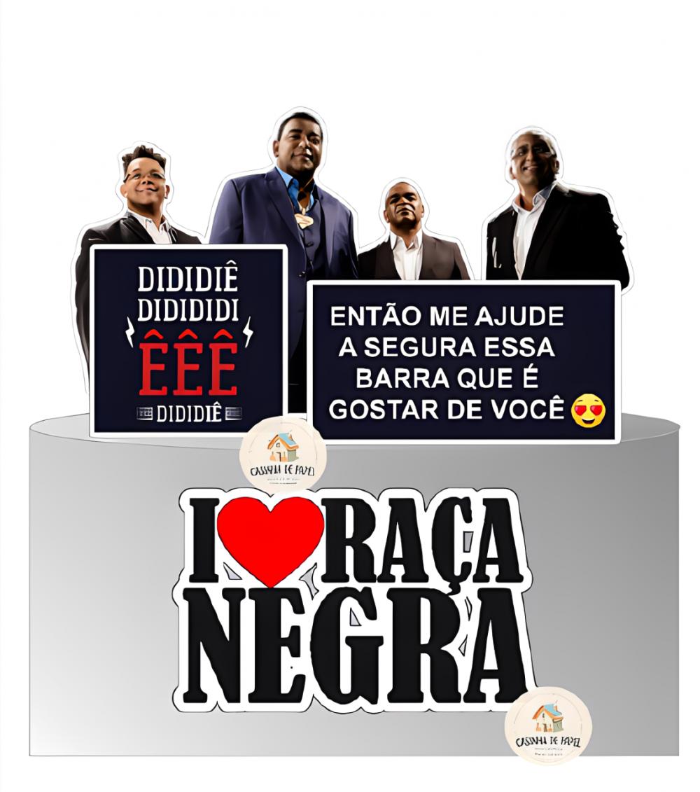 TOPO DE BOLO  RAÇA NEGRA