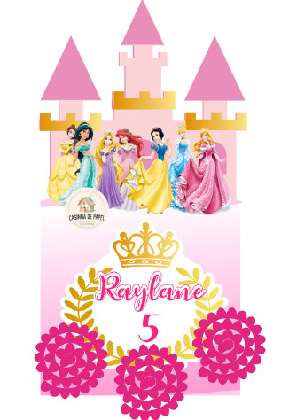 TOPO PRINCESAS E FLORES