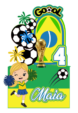 TOPO COPA DO MUNDO -MENINA MAIA