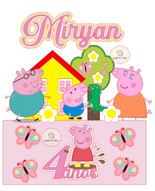 TOPO PEPPA PIG MÍRIAN