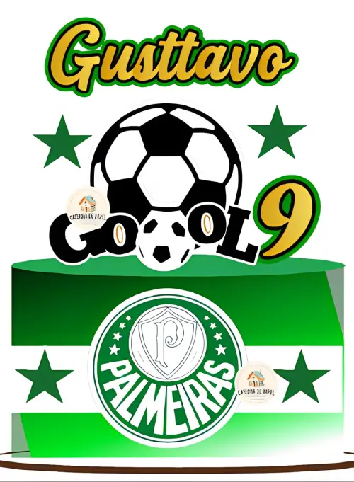 TOPO DE BOLO PALMEIRAS