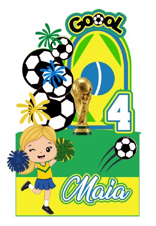 TOPO COPA DO MUNDO -MENINA MAIA